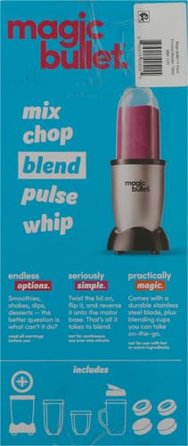 Magic Bullet Blender - 11 Piece Personal Blender Set Black