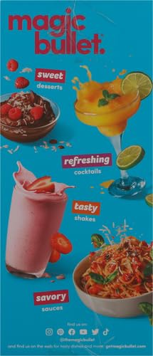 Magic Bullet Blender - 11 Piece Personal Blender Set Black