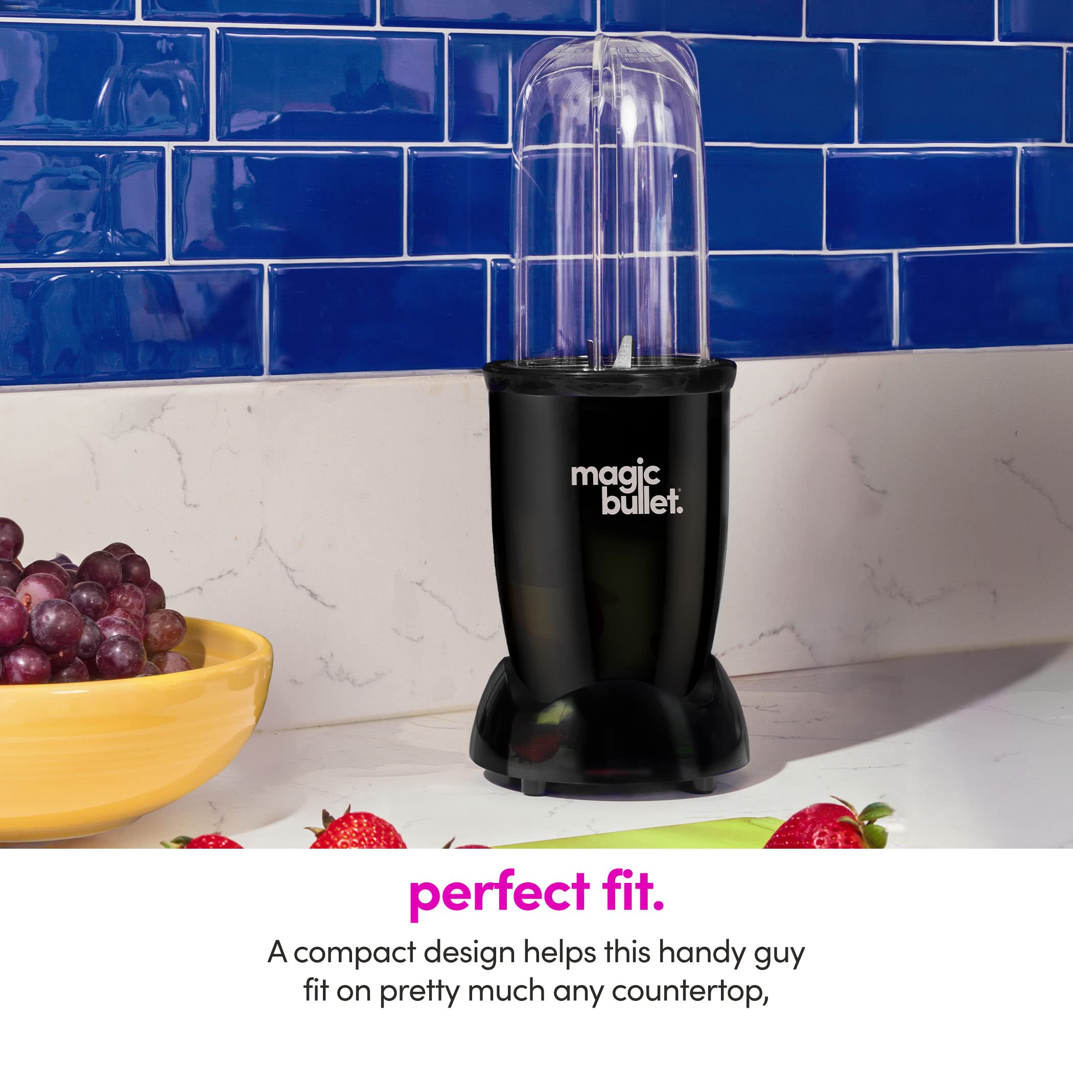 Magic Bullet Blender - 11 Piece Personal Blender Set Black