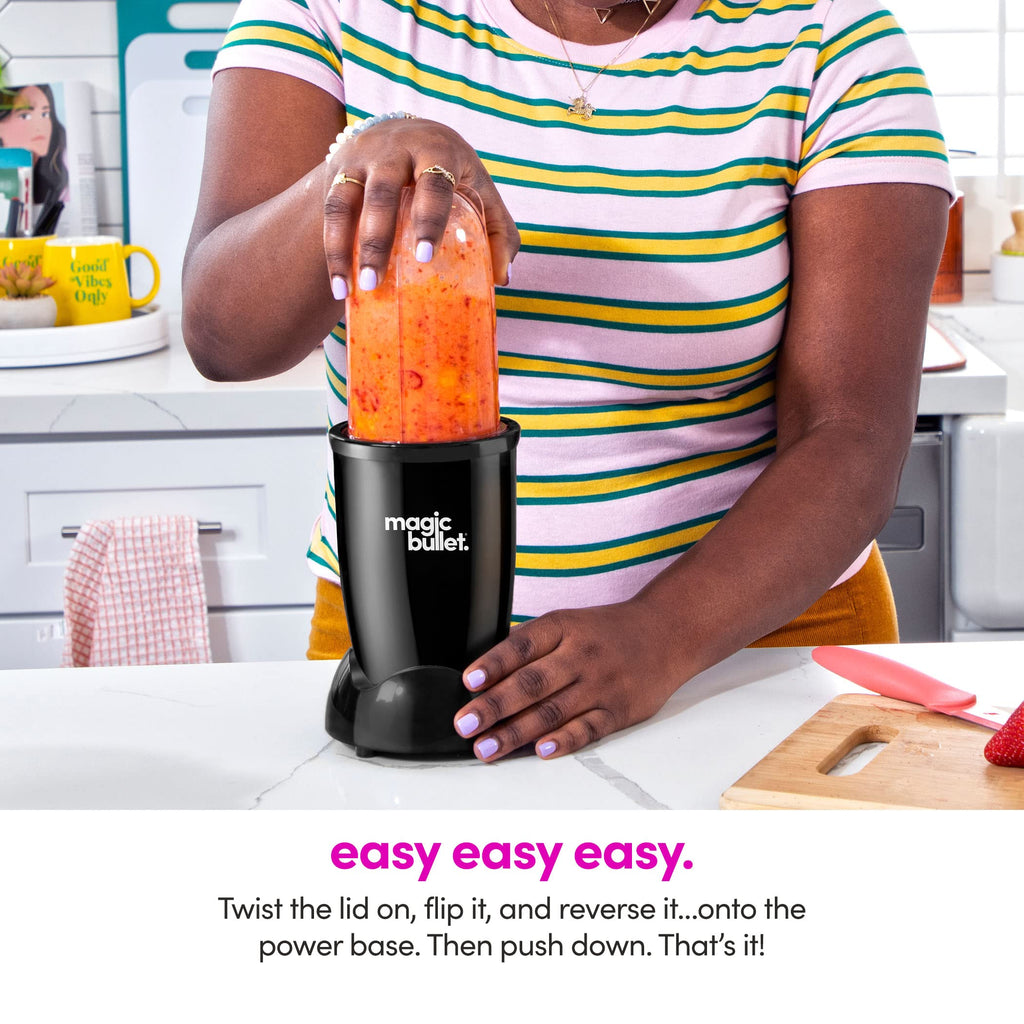 Magic Bullet Blender - 11 Piece Personal Blender Set Black