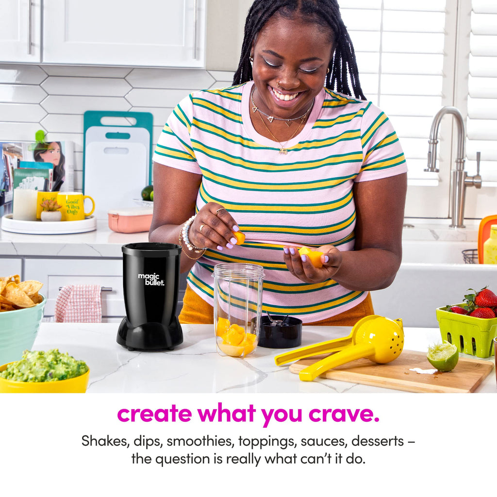 Magic Bullet Blender - 11 Piece Personal Blender Set Black