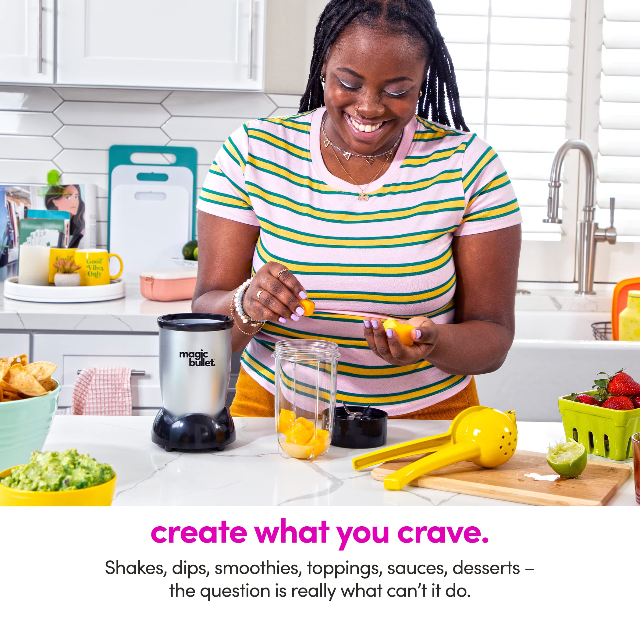 Magic Bullet Blender - 11 Piece Personal Blender Set Black