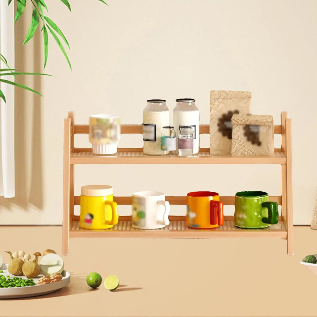 Syrup Bottle Holder Stand - Non-Drip Dispenser Organizer for Kitchen