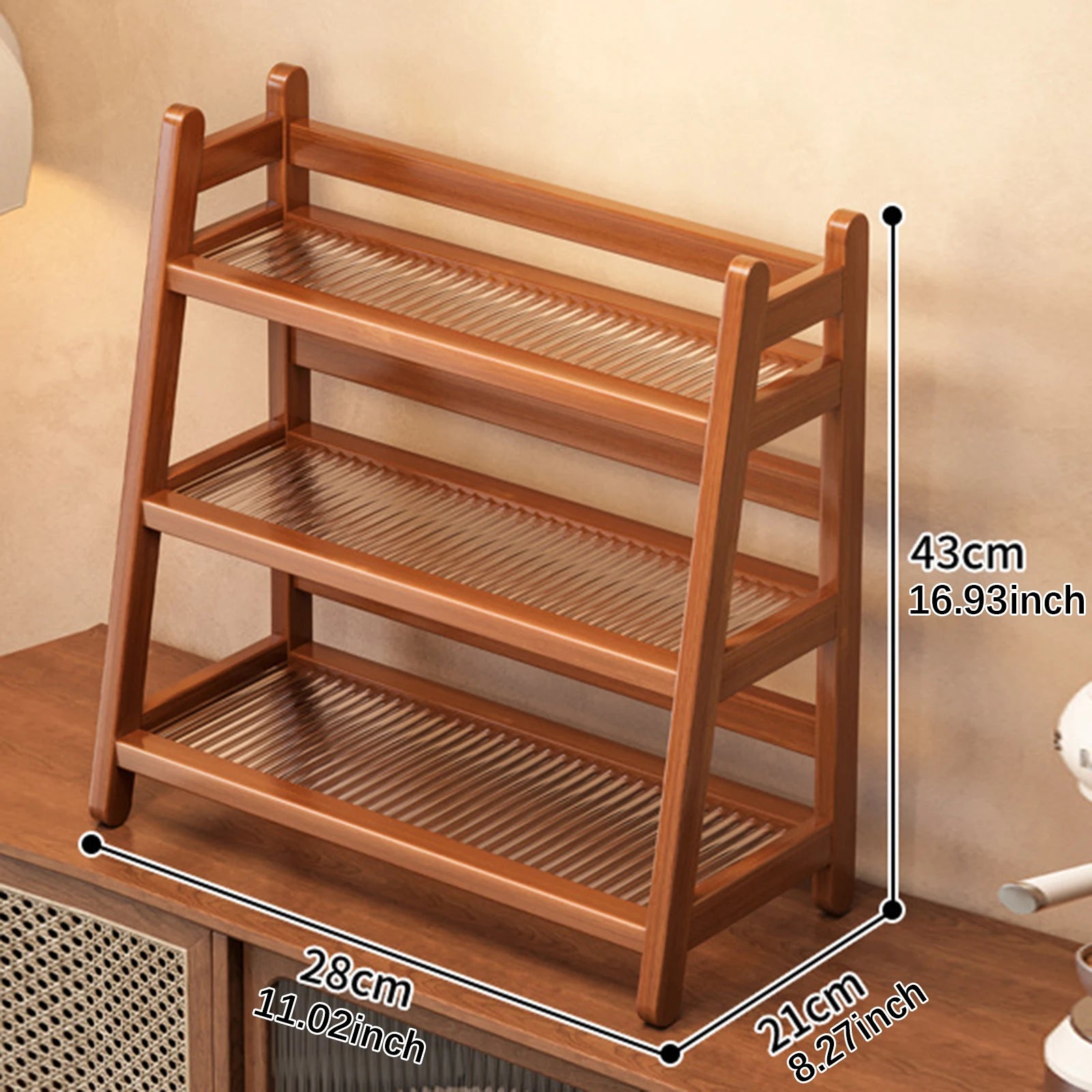 Syrup Bottle Holder Stand - Non-Drip Dispenser Organizer for Kitchen