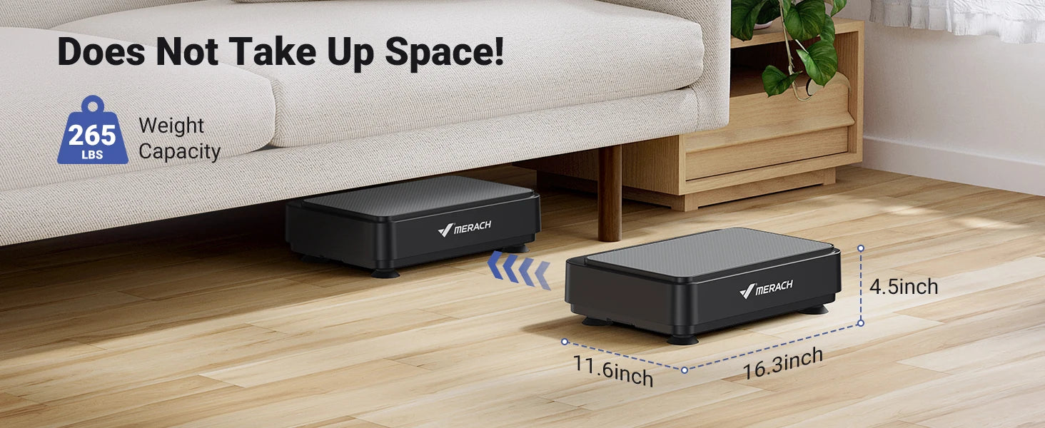 Vibration Plate Exercise Machine - Whole Body Workout Platform for Home Fitness