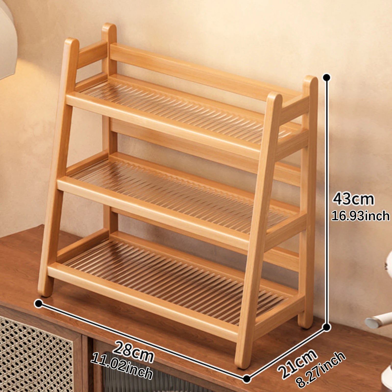 Syrup Bottle Holder Stand - Non-Drip Dispenser Organizer for Kitchen