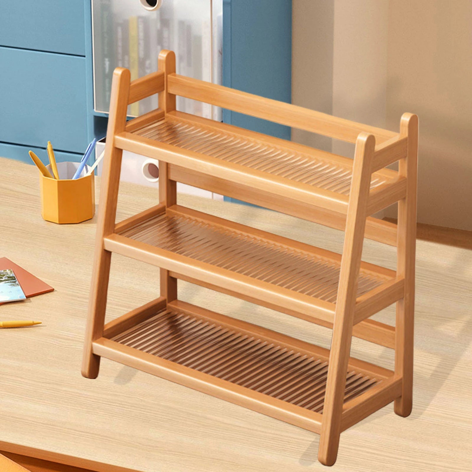 Syrup Bottle Holder Stand - Non-Drip Dispenser Organizer for Kitchen