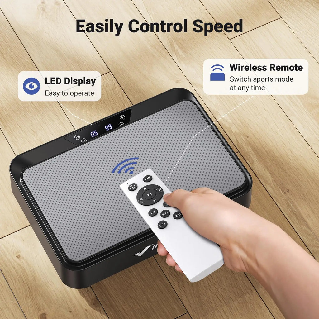 Vibration Plate Exercise Machine - Whole Body Workout Platform for Home Fitness