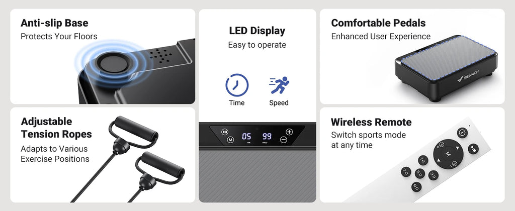 Vibration Plate Exercise Machine - Whole Body Workout Platform for Home Fitness