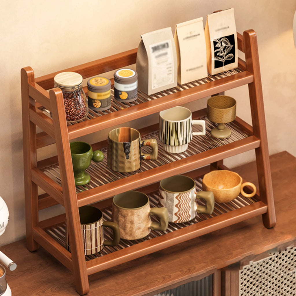 Syrup Bottle Holder Stand - Non-Drip Dispenser Organizer for Kitchen