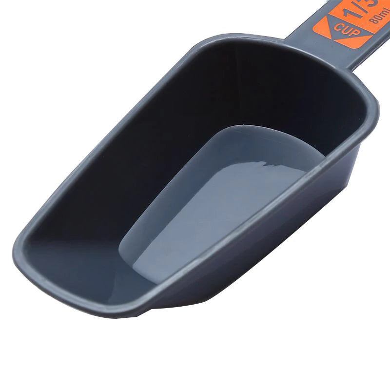 4 Piece Measuring Cups Set - Plastic Baking Measuring Spoons with Scale