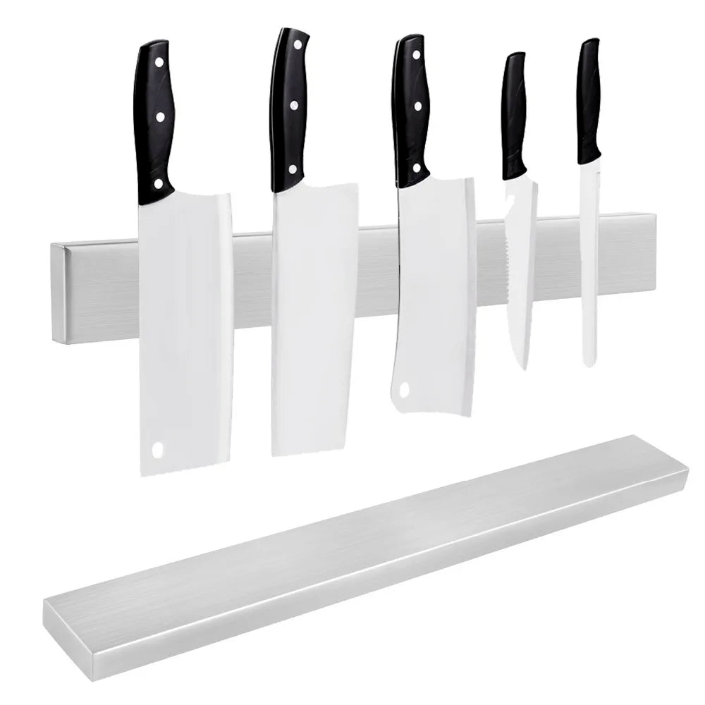 Magnetic Knife Holder - Wall Mount Stainless Steel Knife Strip Bar