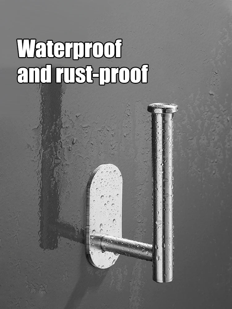 Toilet Paper Holder - Wall Mount Bathroom Tissue Dispenser with Shelf