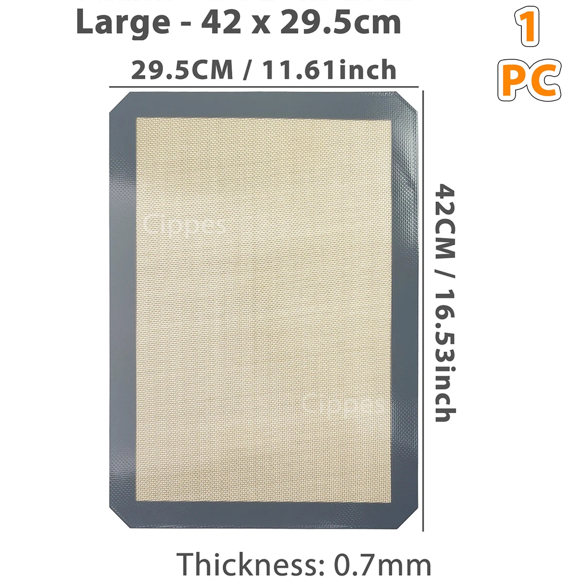 Silicone Baking Mats Set - Reusable Non-Stick Oven Liners