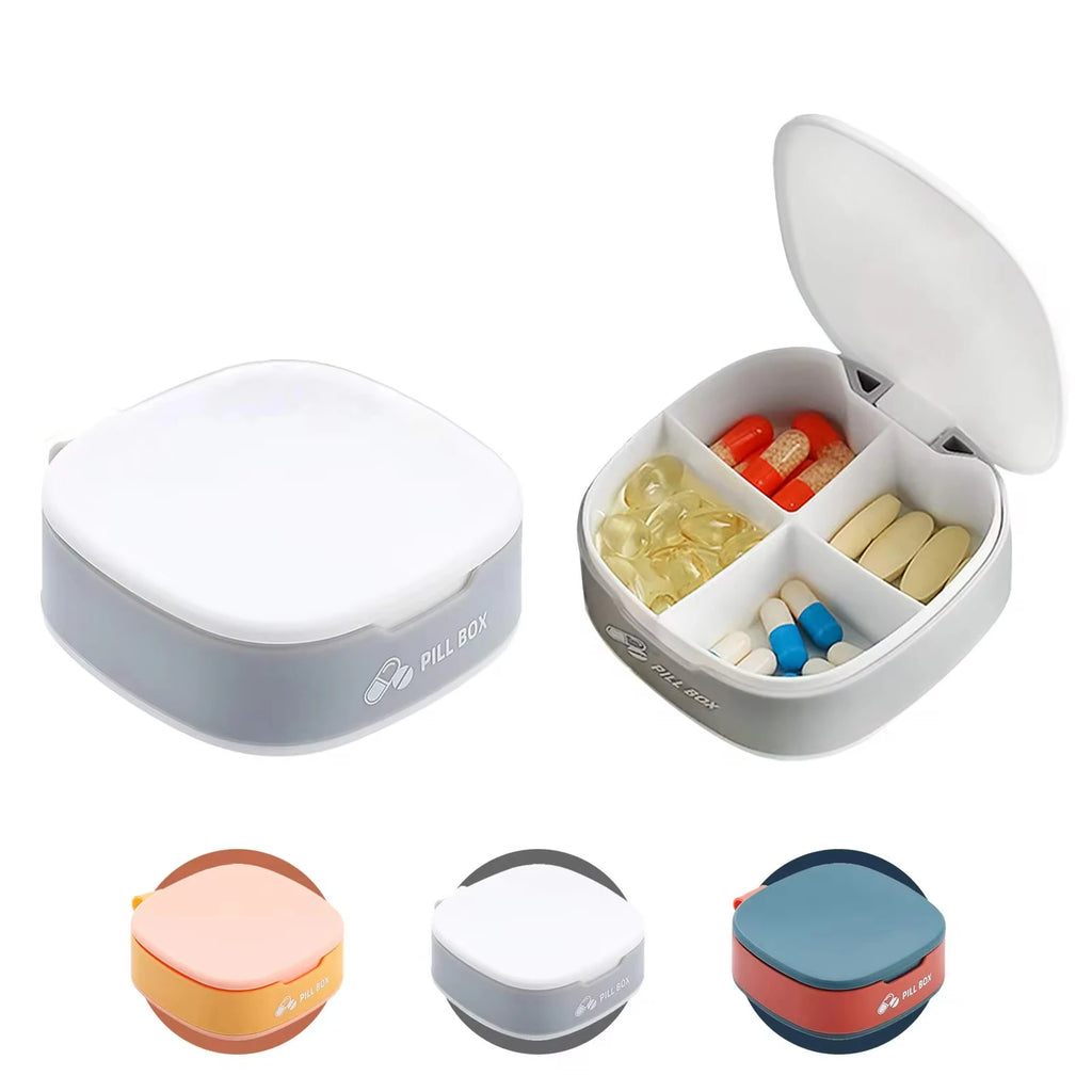 Pill Storage Box - Weekly Medication Organizer Container