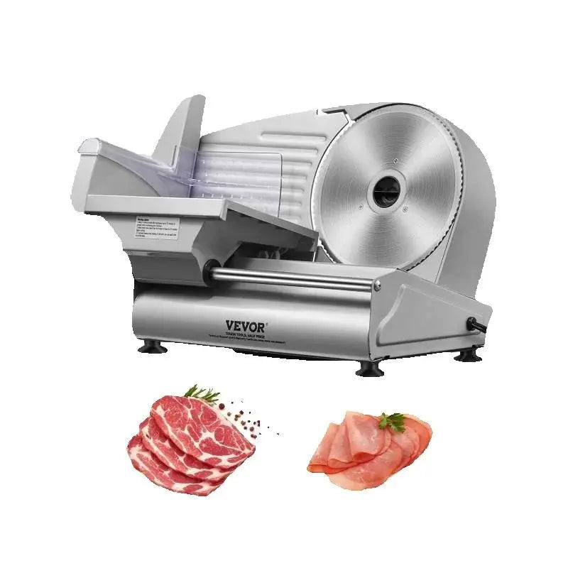 Electric Meat Slicer - Stainless Steel Deli Food Slicer for Home Use