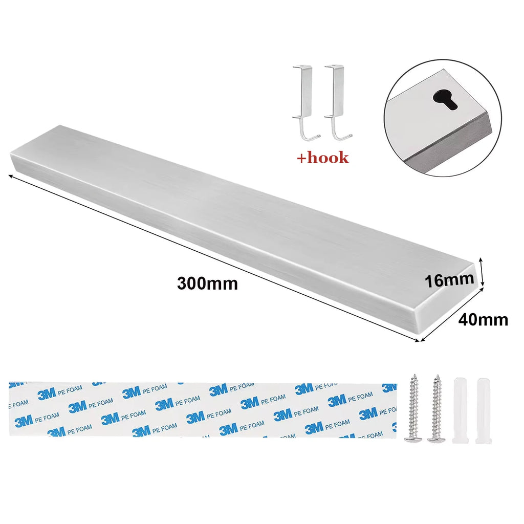 Magnetic Knife Holder - Wall Mount Stainless Steel Knife Strip Bar