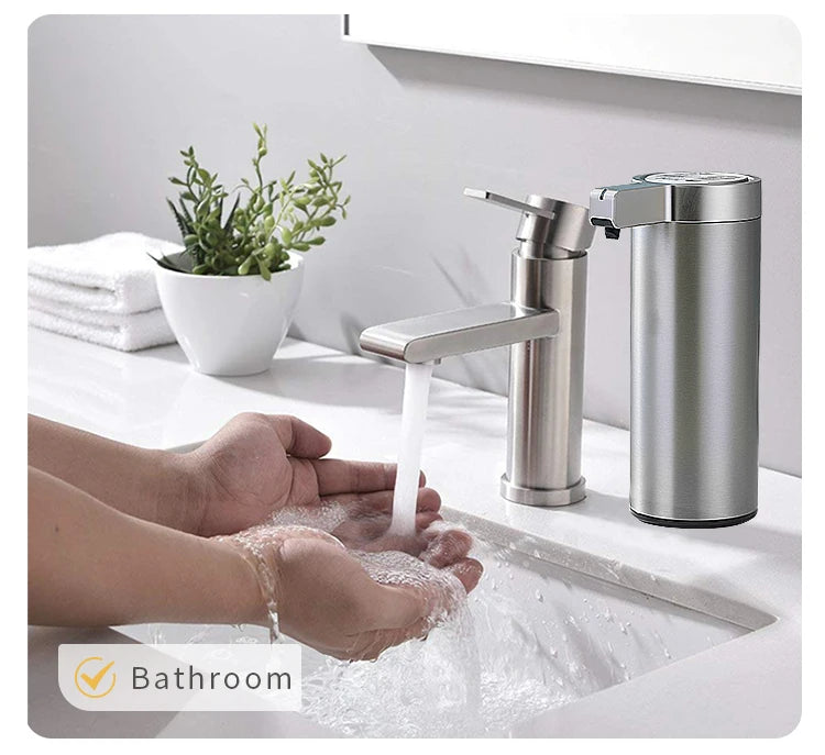 Automatic Soap Dispenser - Touchless Sensor Hand Sanitizer Stainless Steel