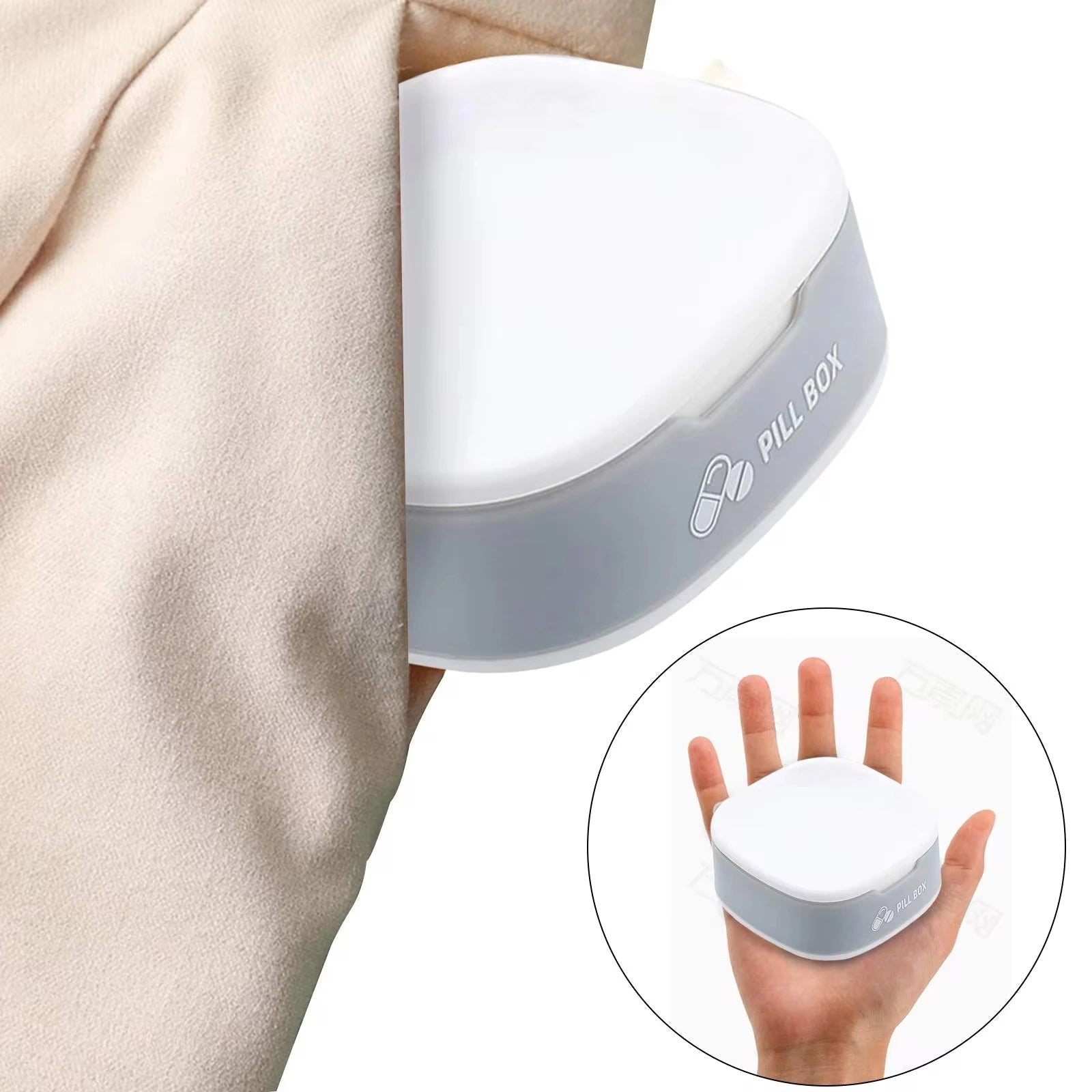 Pill Storage Box - Weekly Medication Organizer Container