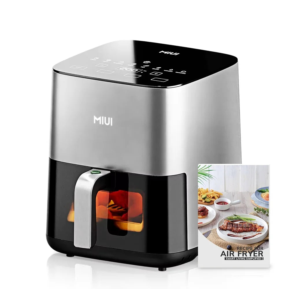 5L Air Fryer - Electric Oil-Free Fryer with Touch Control and Visible Window