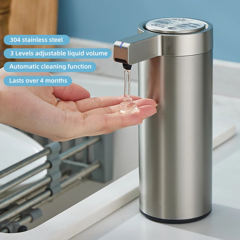Automatic Soap Dispenser - Touchless Sensor Hand Sanitizer Stainless Steel