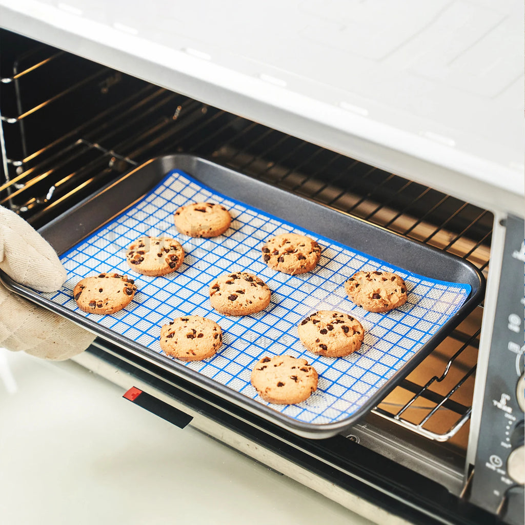Silicone Baking Mats Set - Reusable Non-Stick Oven Liners