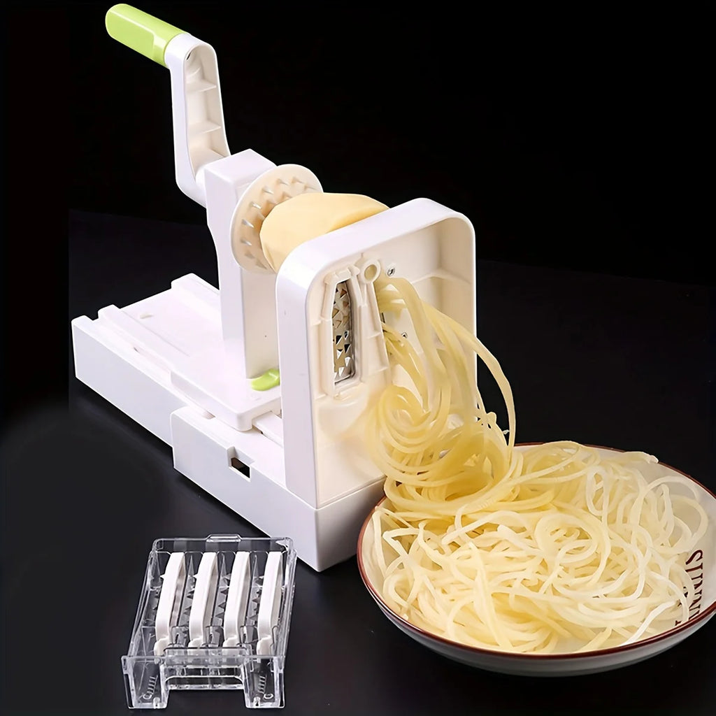 Stainless Steel Vegetable Spiralizer - Heavy Duty Veggie Pasta Maker