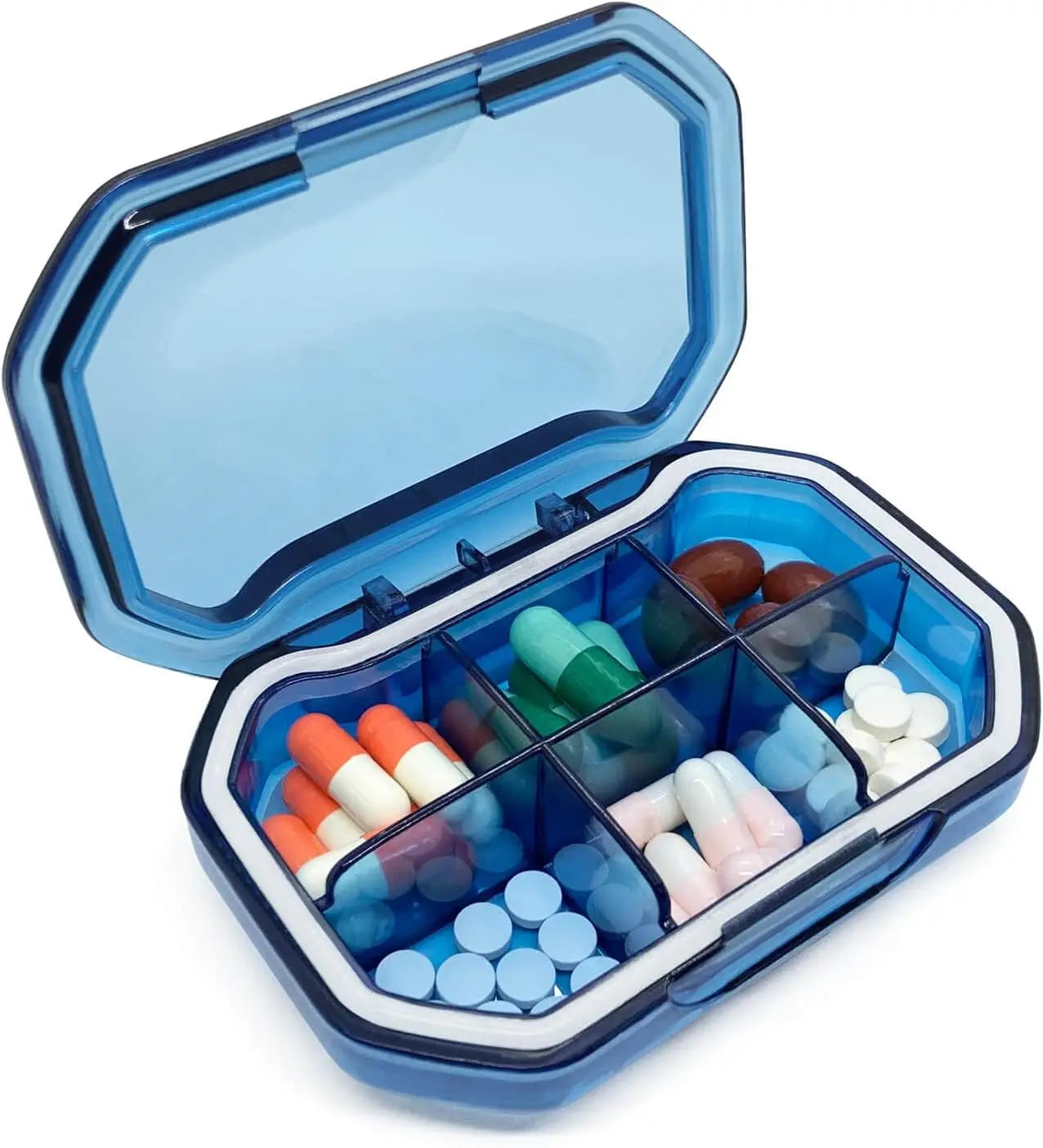 Pill Storage Box - Weekly Medication Organizer Container