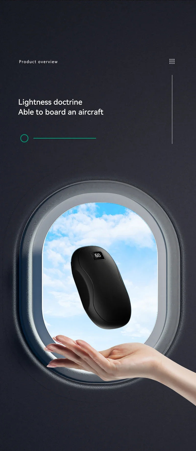 Xiaomi Portable Hand Warmer 50000mAh - Rechargeable Electric Pocket Heater