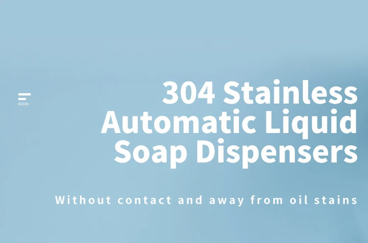 Automatic Soap Dispenser - Touchless Sensor Hand Sanitizer Stainless Steel