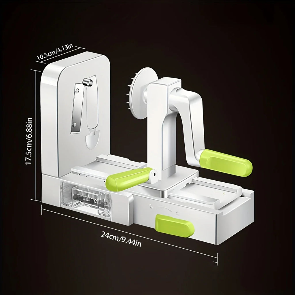 Stainless Steel Vegetable Spiralizer - Heavy Duty Veggie Pasta Maker