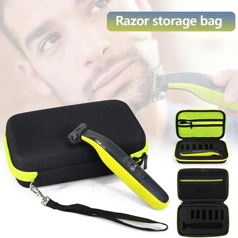 Portable Travel Shaver Storage Box - Waterproof Electric Razor Case
