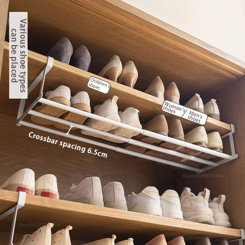 Shoe Cabinet - Multi-Tier Storage Rack Organizer for Entryway