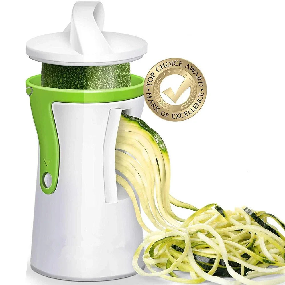 LMETJMA Spiralizer Vegetable Slicer - 5 Blade Zoodle Maker