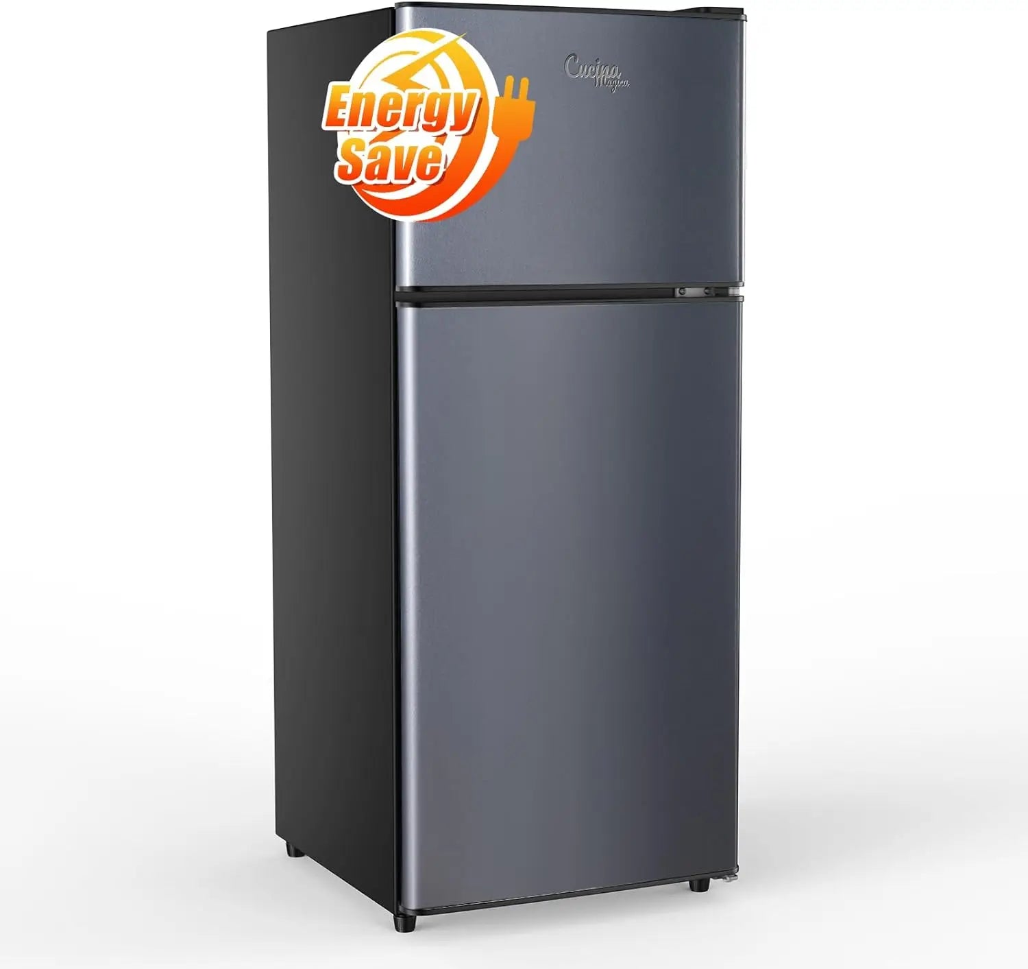 Mini Refrigerator 4.2 Cu.Ft - Compact Fridge with Freezer for Office Dorm