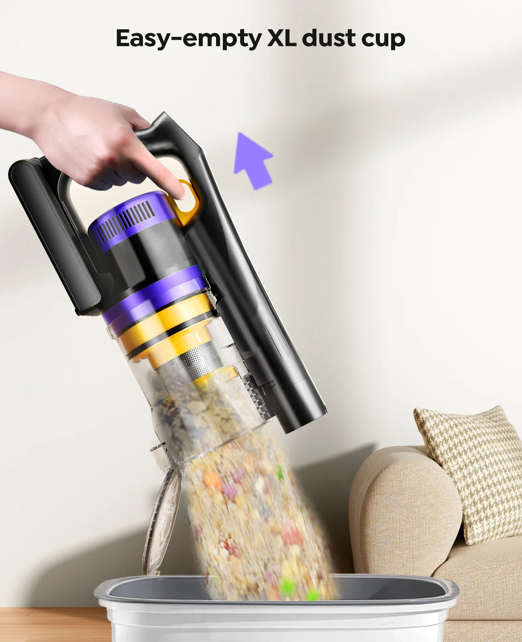 Laresar X11 Cordless Vacuum Cleaner - Wireless Stick Vacuum