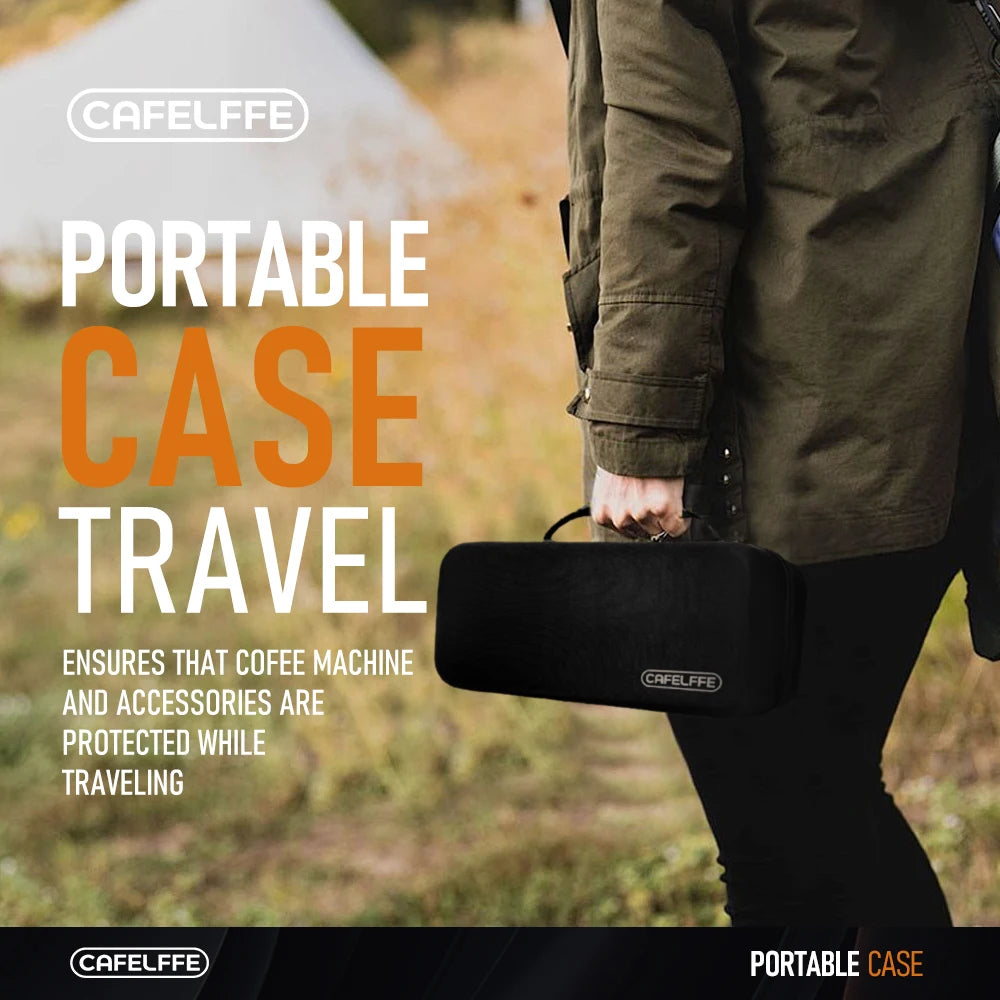 Cafelffe Portable Coffee Machine with Travel Bag - Compact Espresso Maker