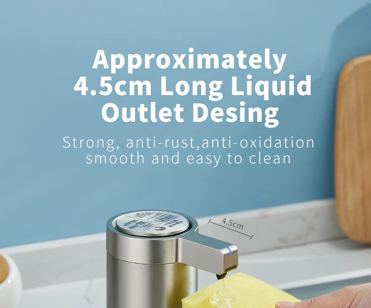 Automatic Soap Dispenser - Touchless Sensor Hand Sanitizer Stainless Steel