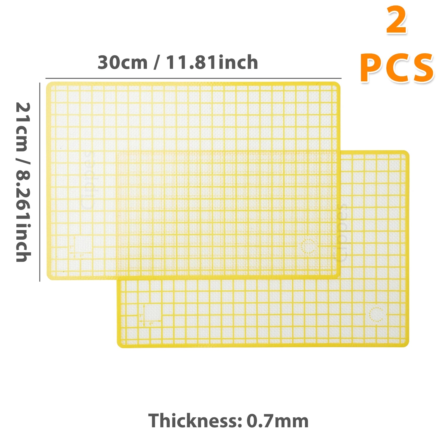 Silicone Baking Mats Set - Reusable Non-Stick Oven Liners