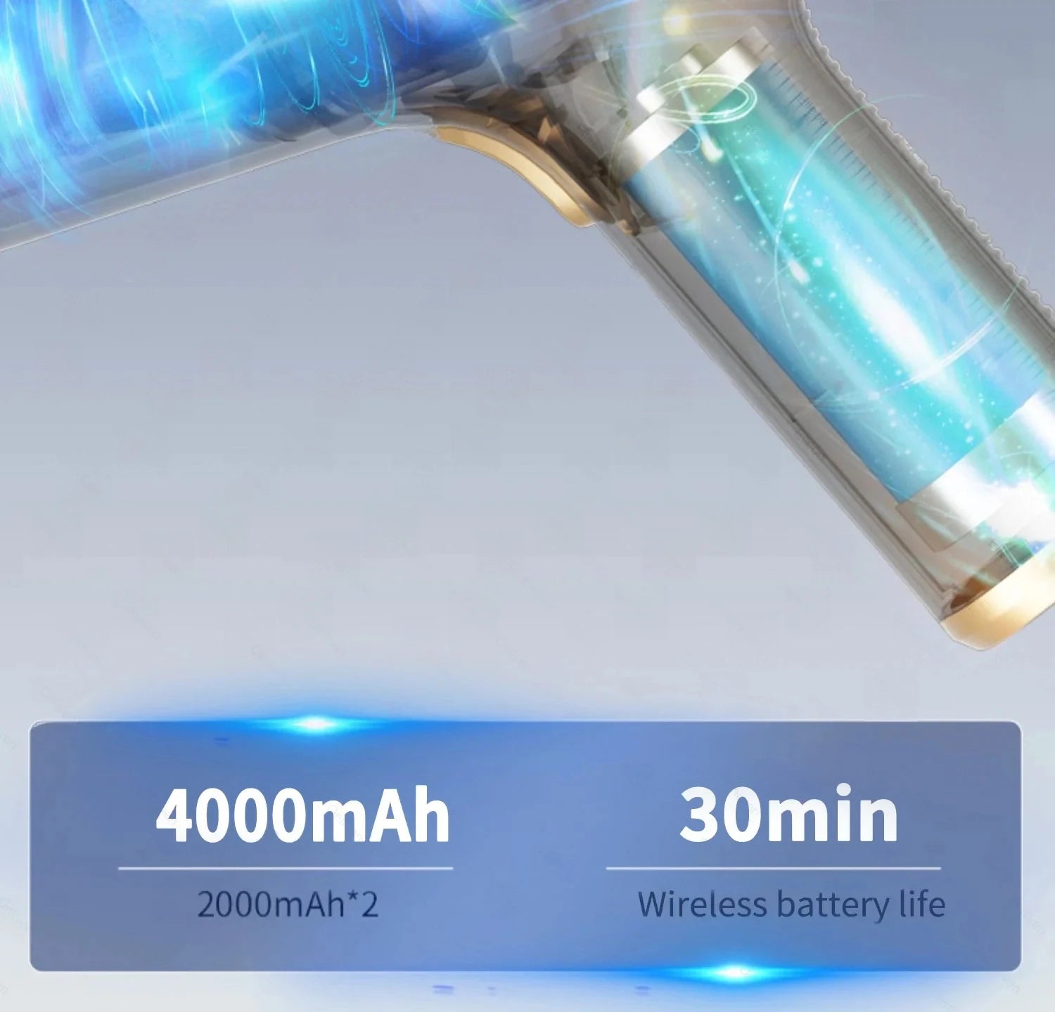 CENRR 98000PA Car Vacuum Cleaner - Cordless Handheld High Power