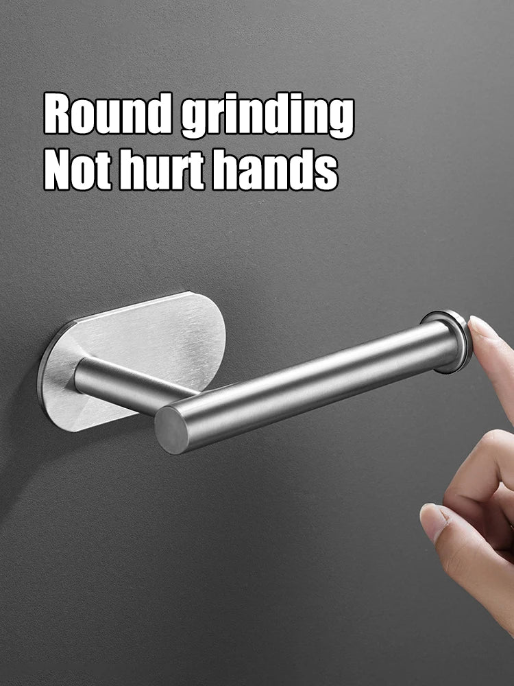 Toilet Paper Holder - Wall Mount Bathroom Tissue Dispenser with Shelf