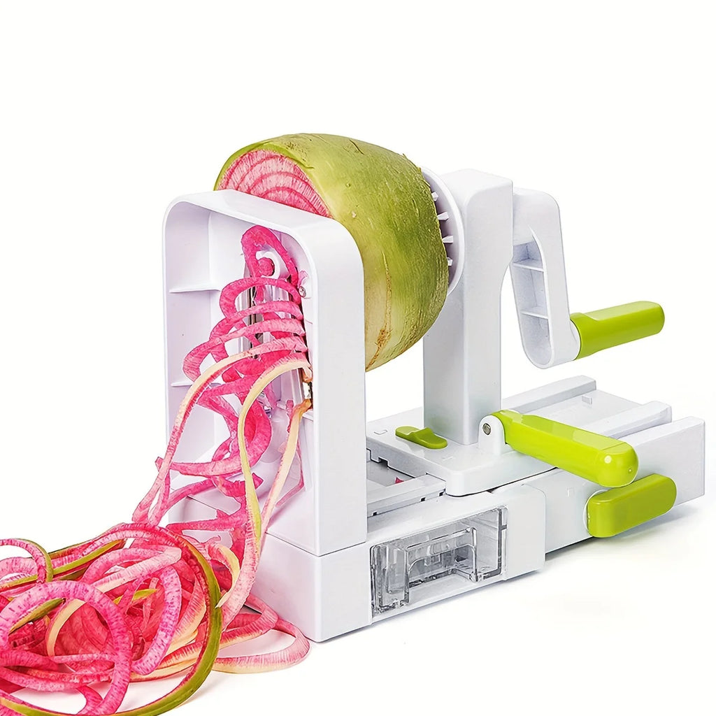 Stainless Steel Vegetable Spiralizer - Heavy Duty Veggie Pasta Maker