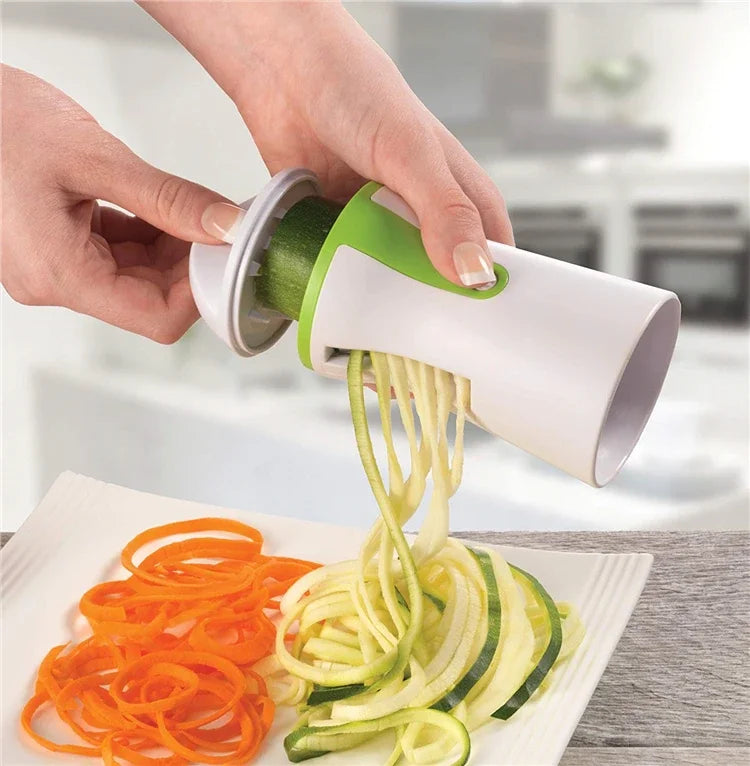 LMETJMA Spiralizer Vegetable Slicer - 5 Blade Zoodle Maker