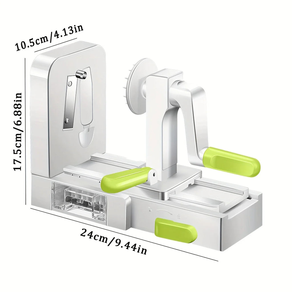 Stainless Steel Vegetable Spiralizer - Heavy Duty Veggie Pasta Maker