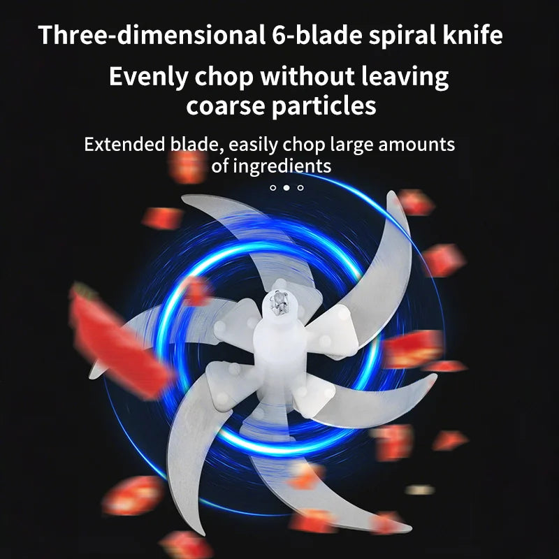 5L Electric Food Chopper - Vegetable Processor Meat Grinder Mixer