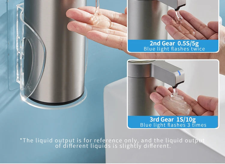 Automatic Soap Dispenser - Touchless Sensor Hand Sanitizer Stainless Steel