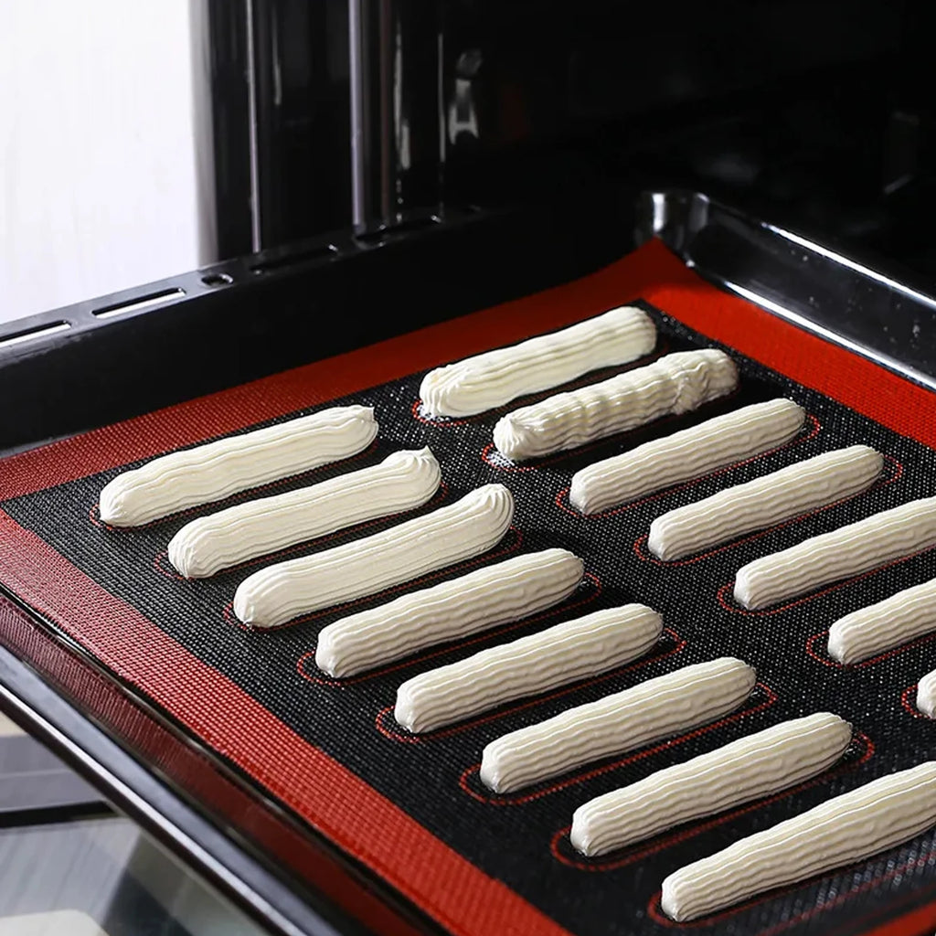 Perforated Silicone Baking Mat - Breathable Non-Stick Oven Liner