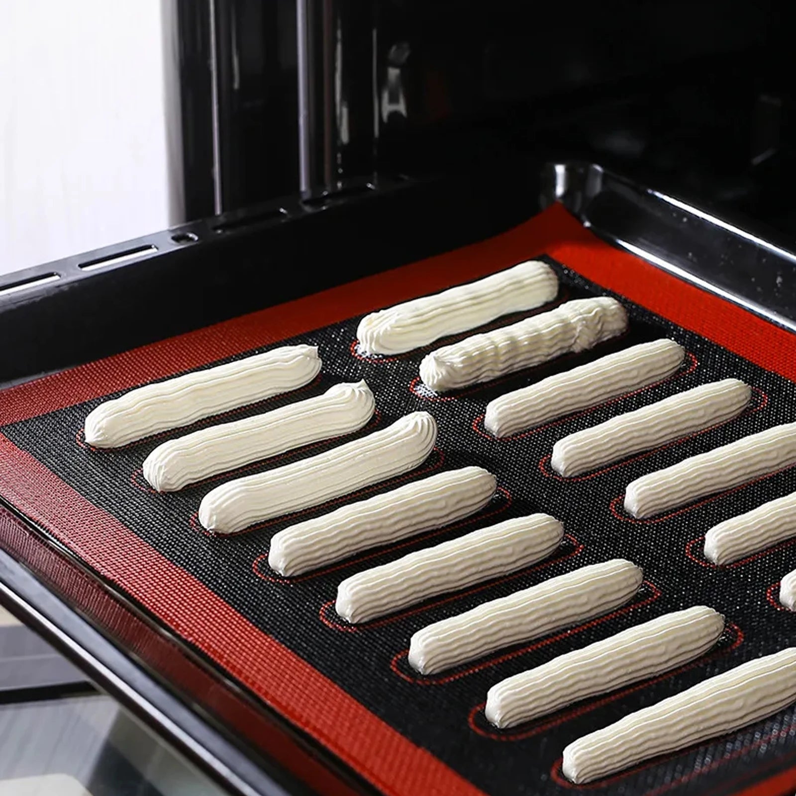 Perforated Silicone Baking Mat - Breathable Non-Stick Oven Liner