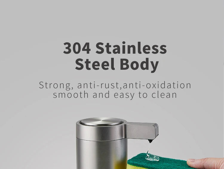 Automatic Soap Dispenser - Touchless Sensor Hand Sanitizer Stainless Steel