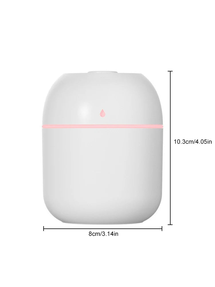 Mini Portable Air Humidifier - USB Water Drop Ultrasonic Mist Diffuser
